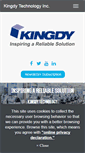 Mobile Screenshot of kingdy.com.tw